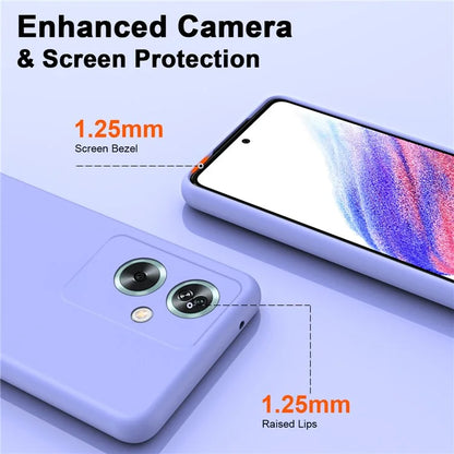 For Oppo A79 5G / A2 5G Case 2.2mm Rubberized TPU Protective Phone Cover