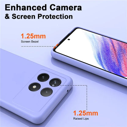 For Xiaomi Redmi K70 5G / K70 Pro 5G Case 2.2mm TPU Phone Cover with Fiber Lining
