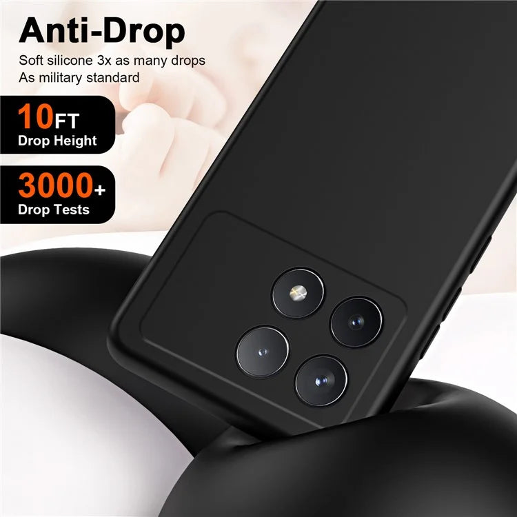 For Xiaomi Redmi K70 5G / K70 Pro 5G Case 2.2mm TPU Phone Cover with Fiber Lining