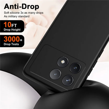 For Xiaomi Redmi K70 5G / K70 Pro 5G Case 2.2mm TPU Phone Cover with Fiber Lining