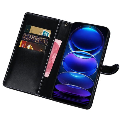 IDEWEI For Xiaomi Redmi K70 Pro Champion Edition Case Crocodile Texture PU Leather Stand Cover