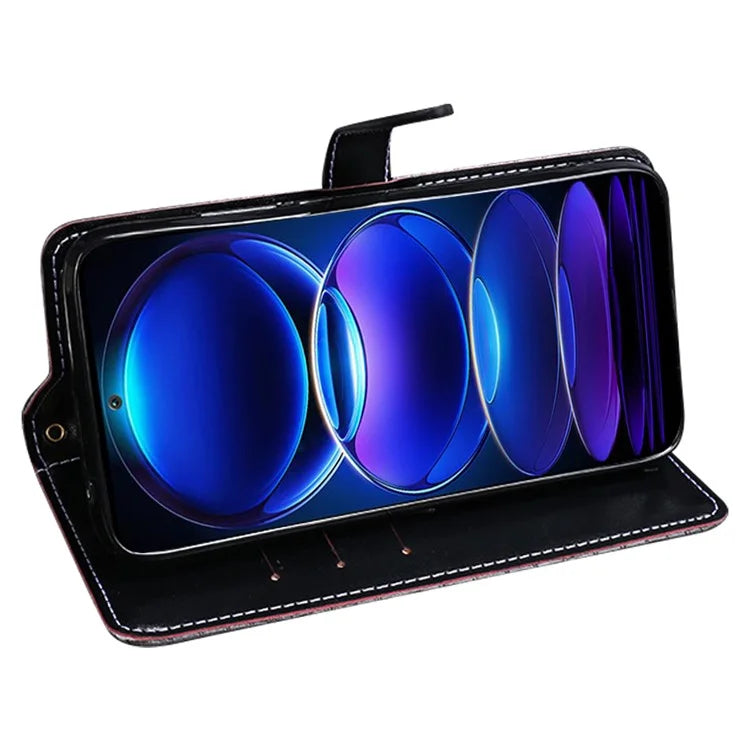 IDEWEI For Xiaomi Redmi K70 Pro Champion Edition Case Crocodile Texture PU Leather Stand Cover