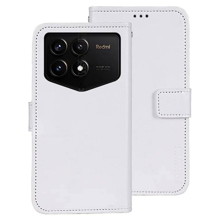 IDEWEI For Xiaomi Redmi K70 Pro Champion Edition Case Crazy Horse Texture Magnetic Phone Cover