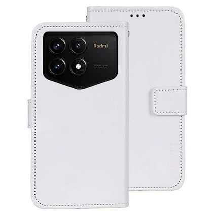 IDEWEI For Xiaomi Redmi K70 Pro Champion Edition Case Crazy Horse Texture Magnetic Phone Cover
