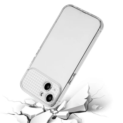 For iPhone 14 Plus / 15 Plus Case Soft TPU Back Phone Cover with Rhinestone Decor