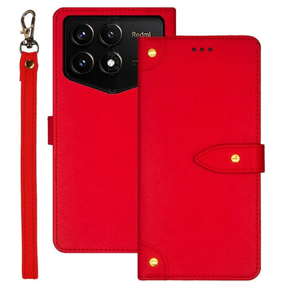 IDEWEI For Xiaomi Redmi K70 Pro Champion Edition Case Leather Phone Cover with Card Slots Stand