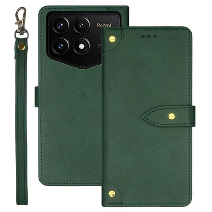 IDEWEI For Xiaomi Redmi K70 Pro Champion Edition Case Leather Phone Cover with Card Slots Stand