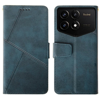 IDEWEI For Xiaomi Redmi K70 Pro Champion Edition Wallet Case Calf Texture Leather Phone Cover