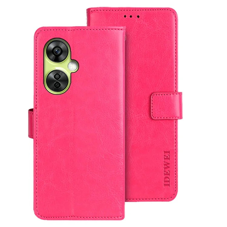 IDEWEI For OnePlus Nord CE 3 Lite 5G / Nord N30 5G Case PU Leather Wallet Stand Phone Cover