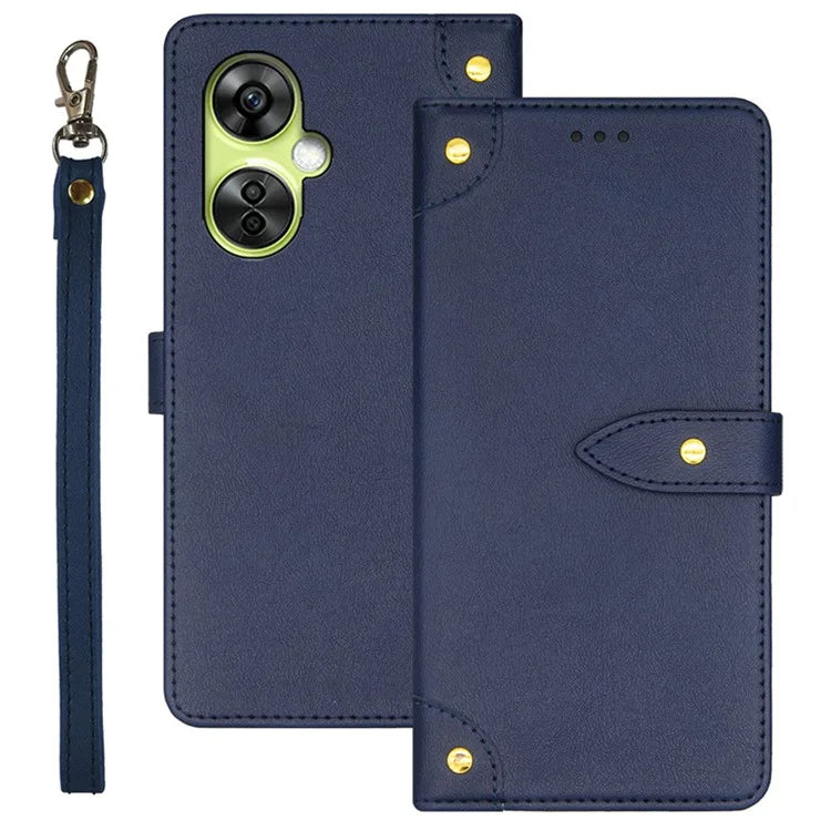 IDEWEI For OnePlus Nord CE 3 Lite 5G / Nord N30 5G Leather Case Card Slots Cell Phone Cover