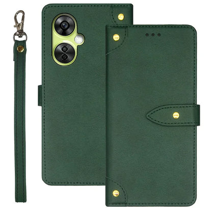 IDEWEI For OnePlus Nord CE 3 Lite 5G / Nord N30 5G Leather Case Card Slots Cell Phone Cover