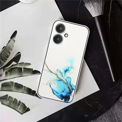 For Xiaomi Poco M6 5G / 13C 5G / 13R 5G Case Marble Pattern Embossing TPU Phone Cover