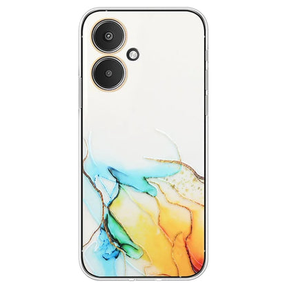 For Xiaomi Poco M6 5G / 13C 5G / 13R 5G Case Marble Pattern Embossing TPU Phone Cover