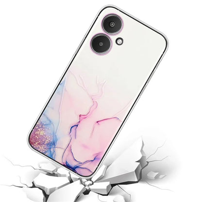 For Xiaomi Poco M6 5G / 13C 5G / 13R 5G Case Marble Pattern Embossing TPU Phone Cover