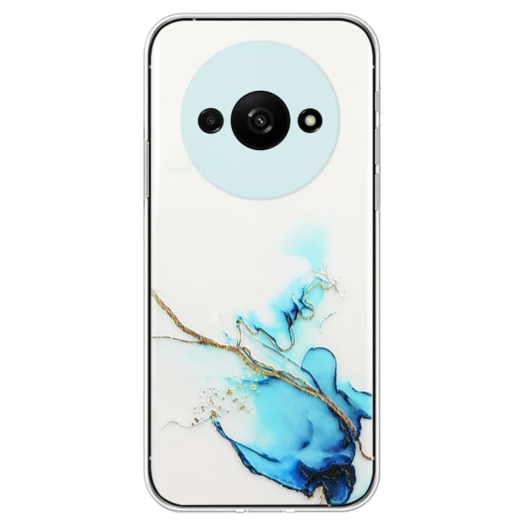 For Xiaomi Redmi A3 Slim Case Marble Pattern Embossing TPU Phone Shell
