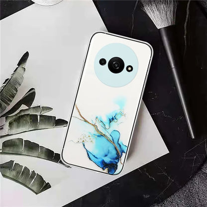 For Xiaomi Redmi A3 Slim Case Marble Pattern Embossing TPU Phone Shell