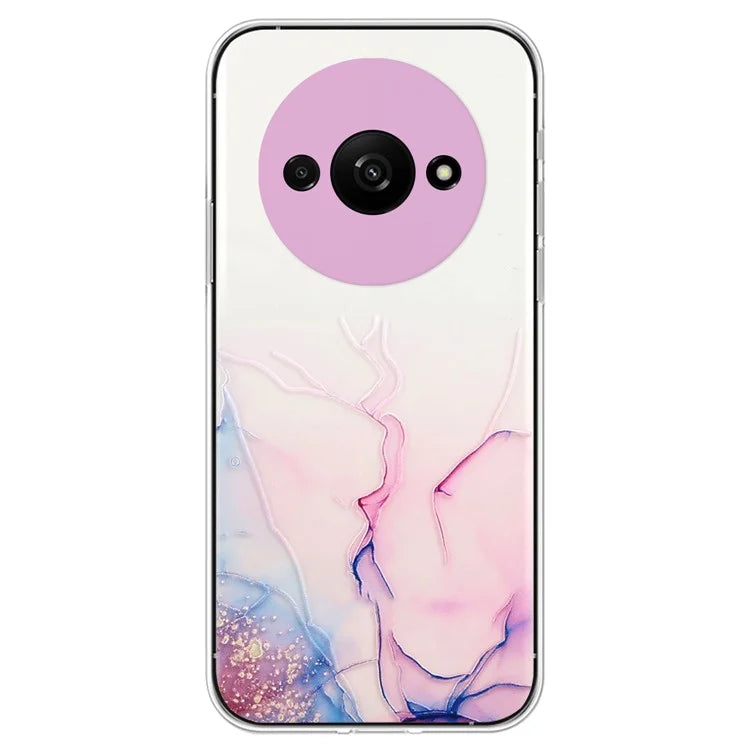 For Xiaomi Redmi A3 Slim Case Marble Pattern Embossing TPU Phone Shell
