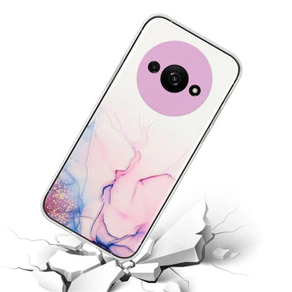 For Xiaomi Redmi A3 Slim Case Marble Pattern Embossing TPU Phone Shell