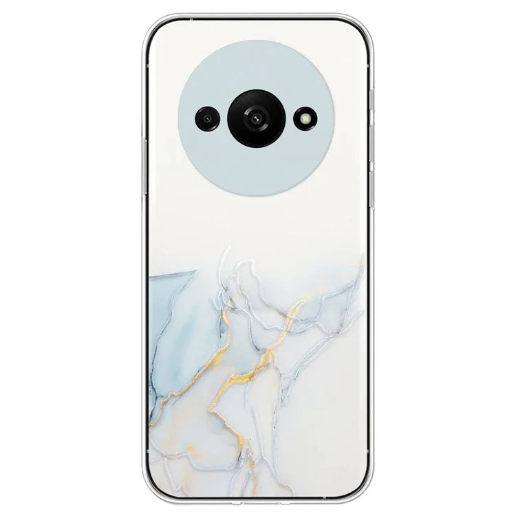 For Xiaomi Redmi A3 Slim Case Marble Pattern Embossing TPU Phone Shell