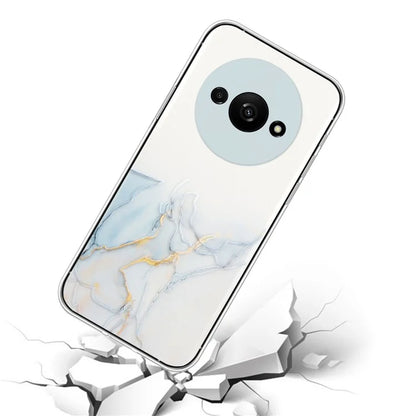 For Xiaomi Redmi A3 Slim Case Marble Pattern Embossing TPU Phone Shell