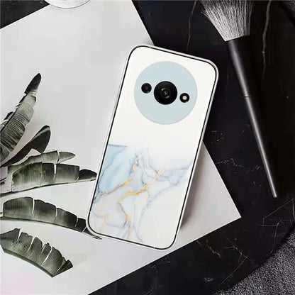 For Xiaomi Redmi A3 Slim Case Marble Pattern Embossing TPU Phone Shell
