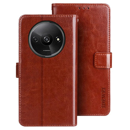 IDEWEI For Xiaomi Redmi A3 Wallet Case Crazy Horse Texture Leather Stand Phone Cover