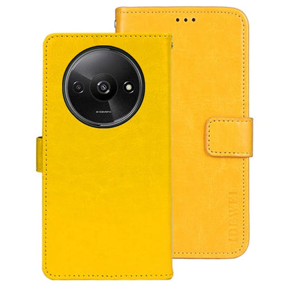 IDEWEI For Xiaomi Redmi A3 Wallet Case Crazy Horse Texture Leather Stand Phone Cover