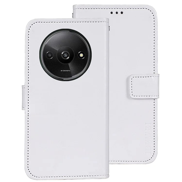IDEWEI For Xiaomi Redmi A3 Wallet Case Crazy Horse Texture Leather Stand Phone Cover
