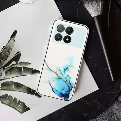For Xiaomi Redmi K70E 5G / Poco X6 Pro 5G TPU Case Marble Pattern Embossing Shockproof Phone Cover
