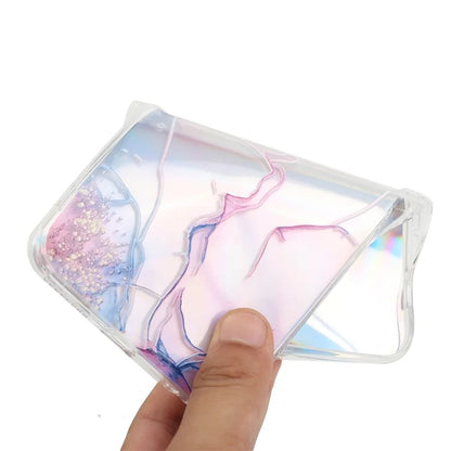 For Xiaomi Redmi Note 13 Pro 5G / Poco X6 5G TPU Case Marble Pattern Laser Cell Phone Cover