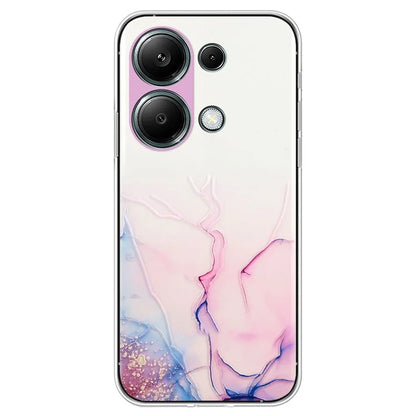 For Xiaomi Poco M6 Pro 4G / Redmi Note 13 Pro 4G Case Embossing Marble Pattern TPU Phone Shell