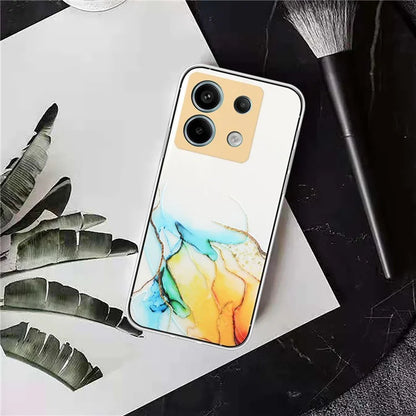 For Xiaomi Poco X6 5G / Redmi Note 13 Pro 5G Phone Case Embossing Marble Pattern TPU Back Cover