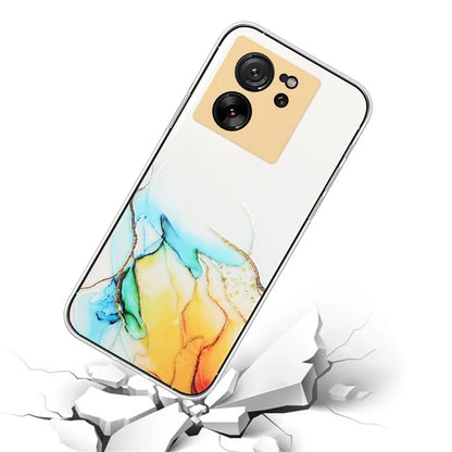 For Xiaomi 13T / 13T Pro / Redmi K60 Ultra Phone Back Case TPU Embossing Marble Pattern Cover