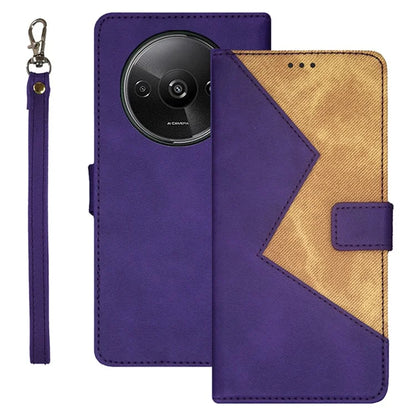 IDEWEI For Xiaomi Redmi A3 Case Splicing Color Card Slots Leather Stand Phone Cover