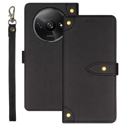 IDEWEI For Xiaomi Redmi A3 Case Card Holder Full Protection Leather Phone Cover