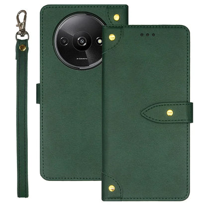 IDEWEI For Xiaomi Redmi A3 Case Card Holder Full Protection Leather Phone Cover