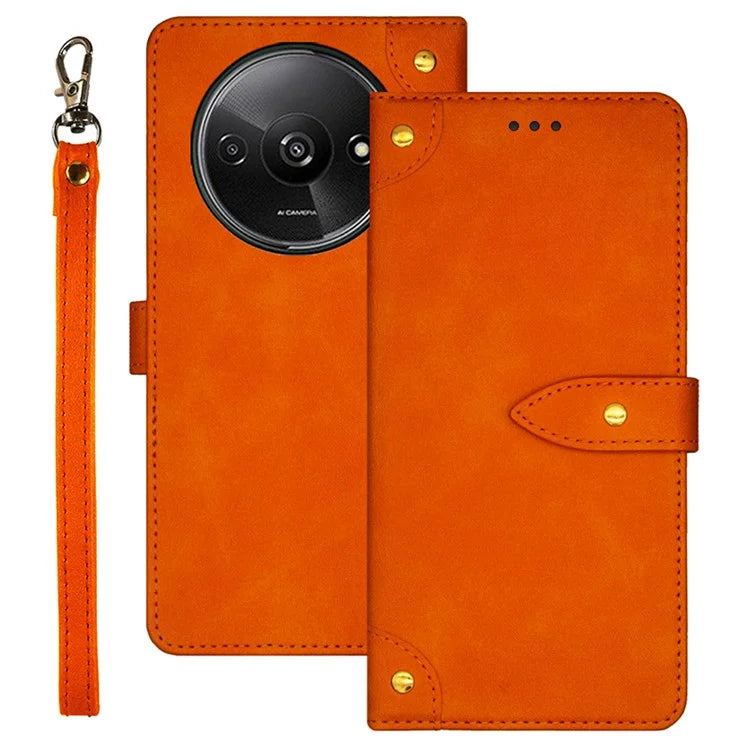 IDEWEI For Xiaomi Redmi A3 Case Card Holder Full Protection Leather Phone Cover