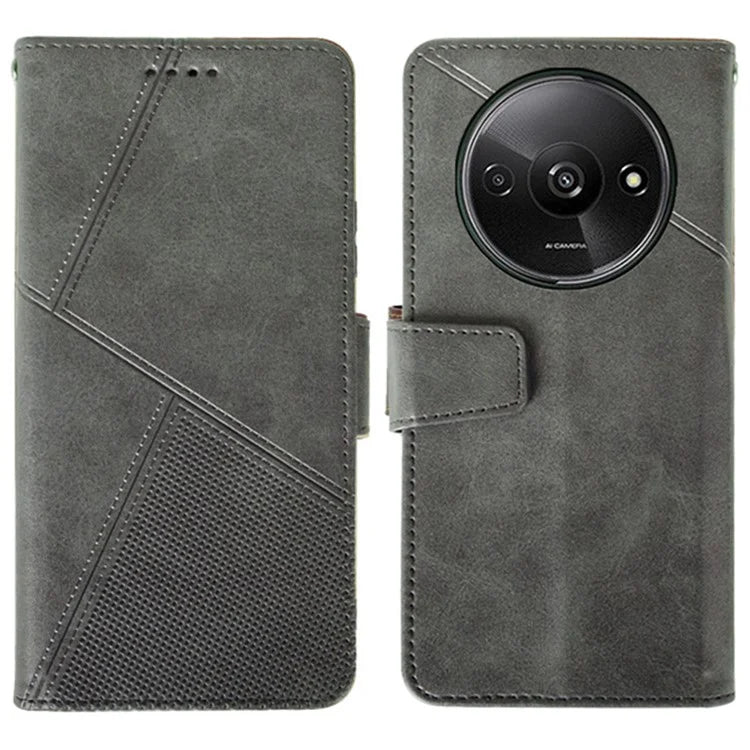 IDEWEI For Xiaomi Redmi A3 Case Calf Texture Wallet PU Leather Flip Phone Cover