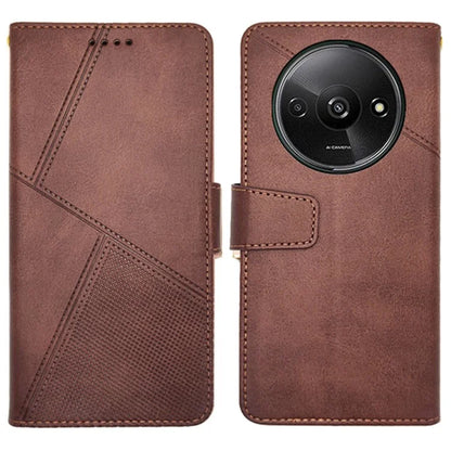 IDEWEI For Xiaomi Redmi A3 Case Calf Texture Wallet PU Leather Flip Phone Cover