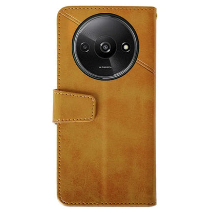 IDEWEI For Xiaomi Redmi A3 Case Calf Texture Wallet PU Leather Flip Phone Cover