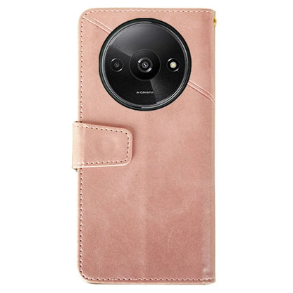 IDEWEI For Xiaomi Redmi A3 Case Calf Texture Wallet PU Leather Flip Phone Cover