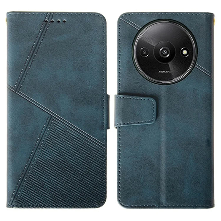 IDEWEI For Xiaomi Redmi A3 Case Calf Texture Wallet PU Leather Flip Phone Cover