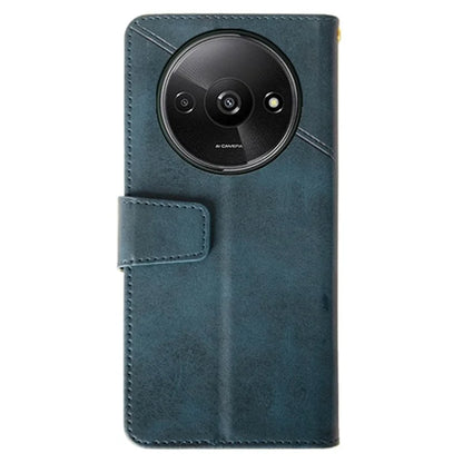 IDEWEI For Xiaomi Redmi A3 Case Calf Texture Wallet PU Leather Flip Phone Cover