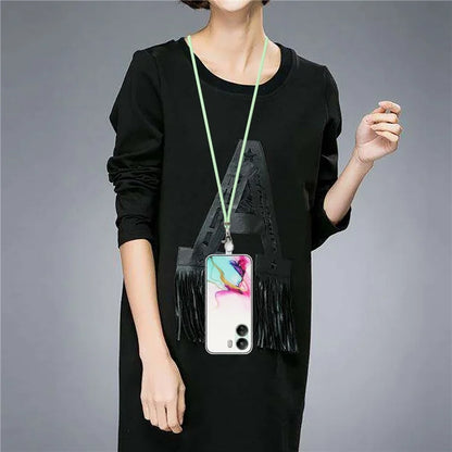 For Xiaomi Poco C65 4G / Redmi 13C 4G Case Marble Pattern Anti-drop TPU Phone Cover with Lanyard