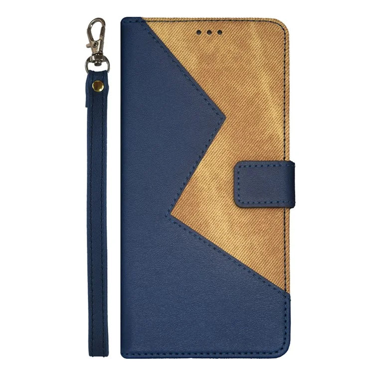 IDEWEI For Xiaomi 14 Ultra Case Card Slots Color Splicing Phone Leather Cover