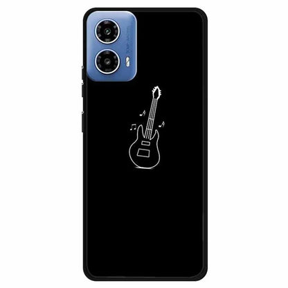 For Motorola Moto G34 5G Case TPU Linear Pattern Printing Back Phone Cover