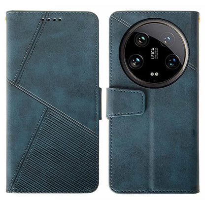 IDEWEI For Xiaomi 14 Ultra Leather Case Calf Texture Phone Wallet Cover