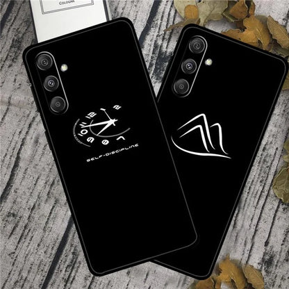 For Samsung Galaxy S24+ Back Case Lines Pattern Printing TPU Phone Cover in Vase