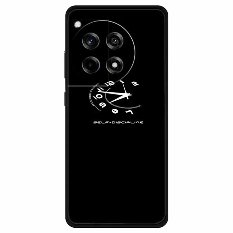 For OnePlus Ace 3 5G / 12R 5G Shockproof Case Linear Pattern Printing TPU Phone Cover