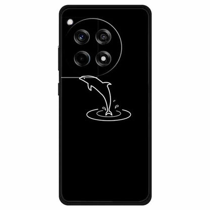 For OnePlus Ace 3 5G / 12R 5G Shockproof Case Linear Pattern Printing TPU Phone Cover